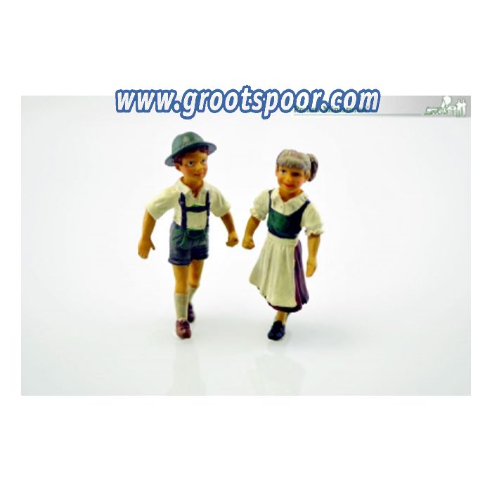 Prehm-miniaturen 550107 - Almabtrieb Heidi und Peter (Kunststoff)