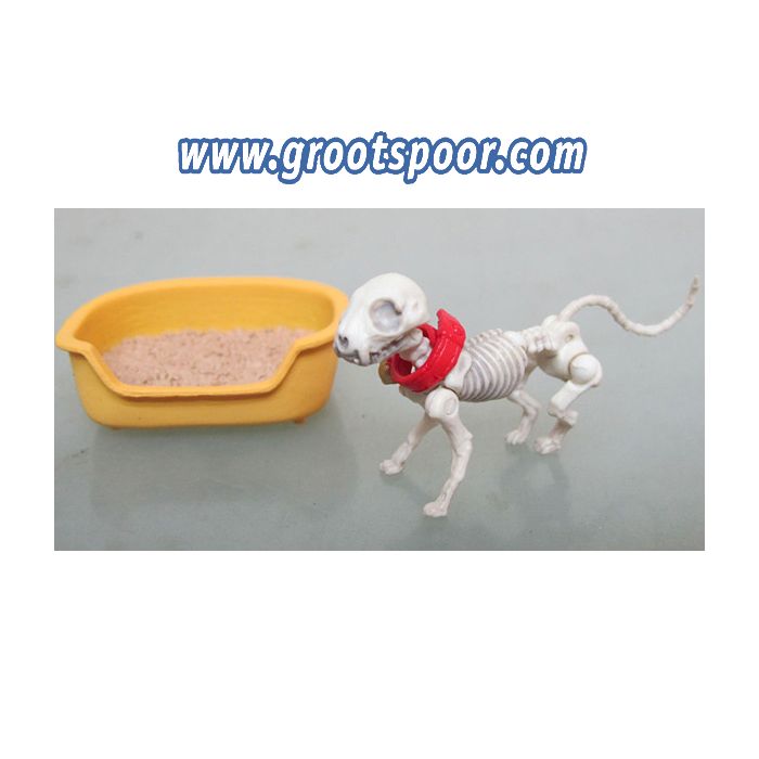 Prehm-Miniaturen 550208 Skelett Katze mit Zubehör