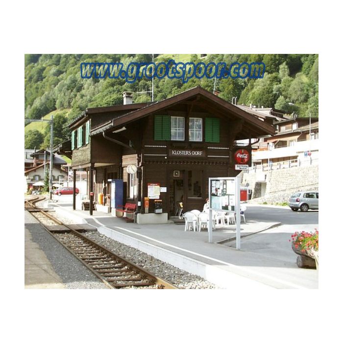 GSmm Bahnhof Klosters Dorf der RhB / Rhätische Bahn