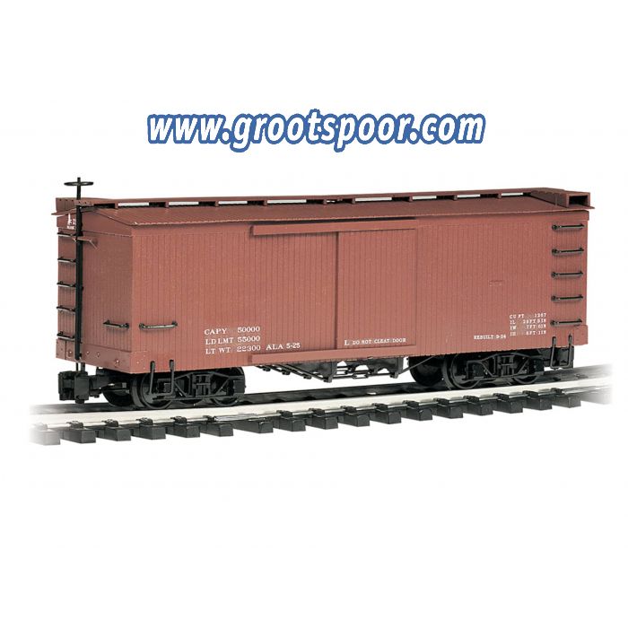Bachmann 93302 Box Car - Mineral Red, Data Only
