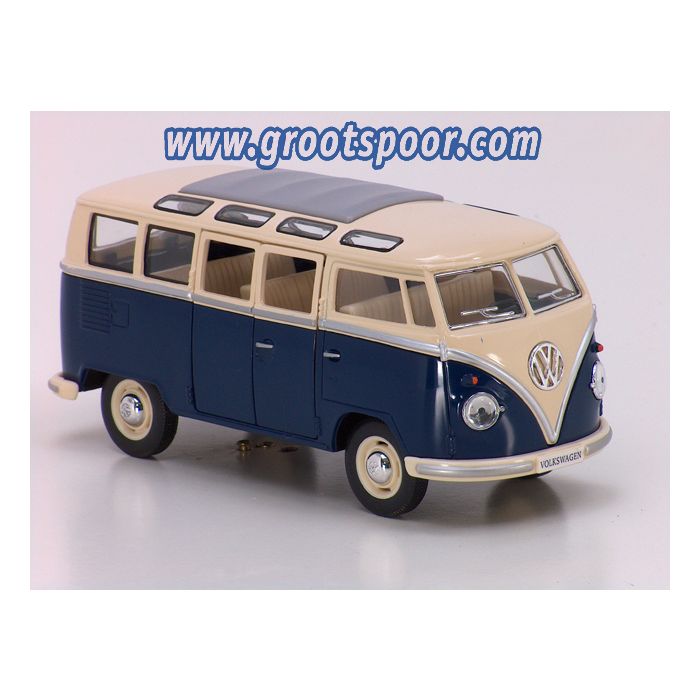 GSDCCkin 0007005b 1/24 Volkswagen Samba Bus blue
