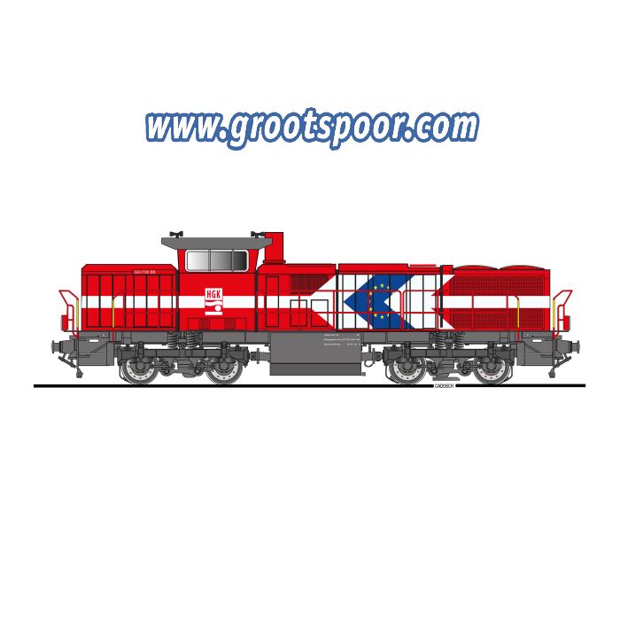 Schaal 1 Kiss 520 105 Diesellokomotive Am 843 / G 1700 BB