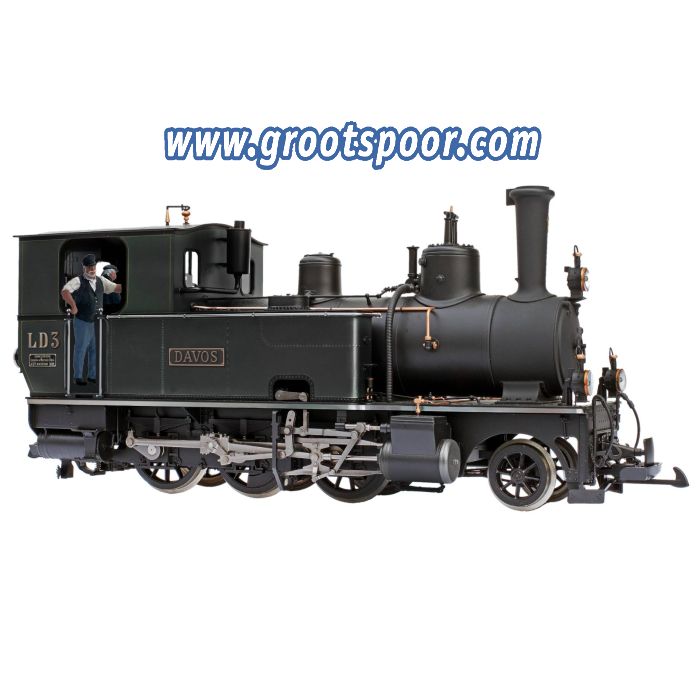 KISS 600 102 RhB Dampflokomotive G 3/4 | LD Betr.Nr. 3 Davos