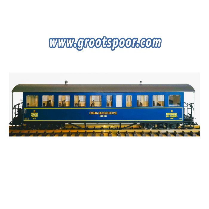 TRAINLINE45 3035991  Personenwagen B 4229 der Furka Bergstrecke, blau 