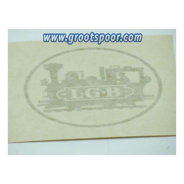 LGB Sticker, Aufkleber 7.5 cm Goud, Gold