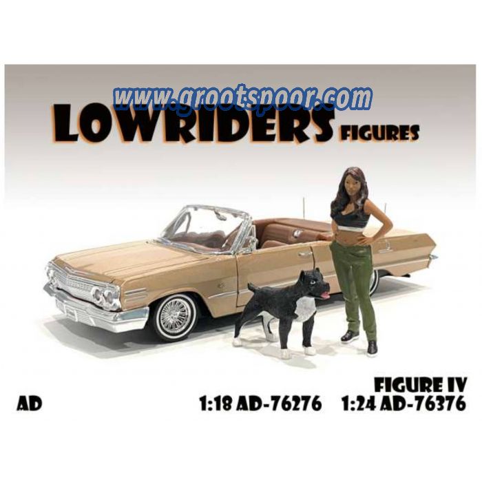 GSDCCad 00076376 1/24 Lowriders Figure IV + Dog.