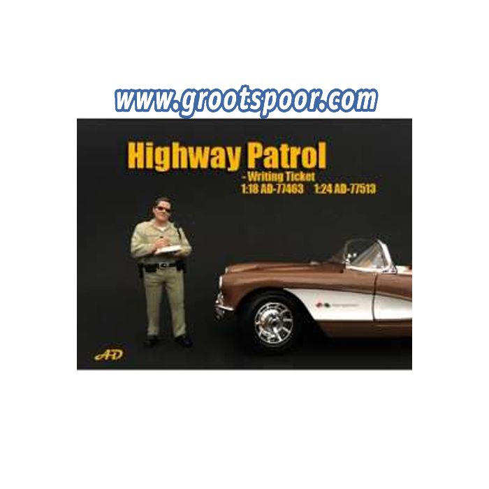 GSDCCad 00077513 1/24 Police Series Highway Patrol Figure I