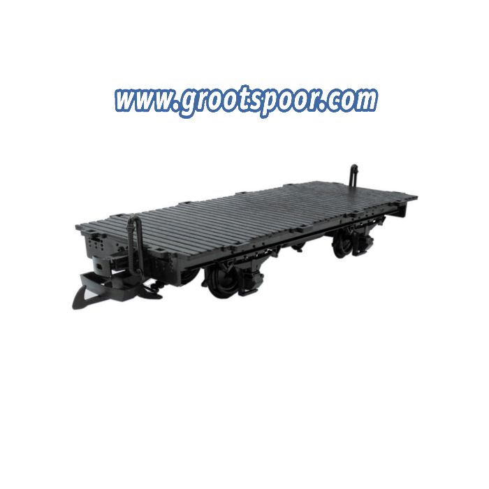 Mxion 0084-0001 Güterwagen Flachwagen modular Bodemplatte: Schwarz