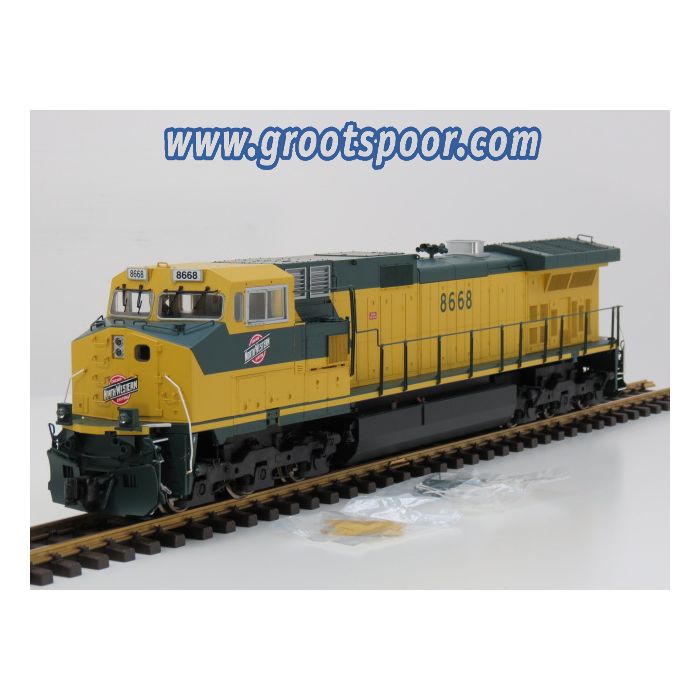 Aristo Craft Trains 23007 chicago north western dash 9-44cw diesel Locomotive 8668