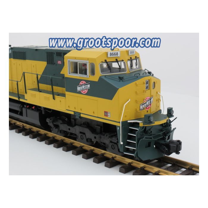 Aristo Craft Trains 23007 chicago north western dash 9-44cw diesel Locomotive 8668