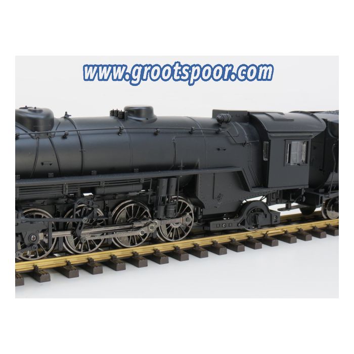 Aristo Craft Train 21500 undec-black-2-8-2-mikado-steam-locomotive-tender