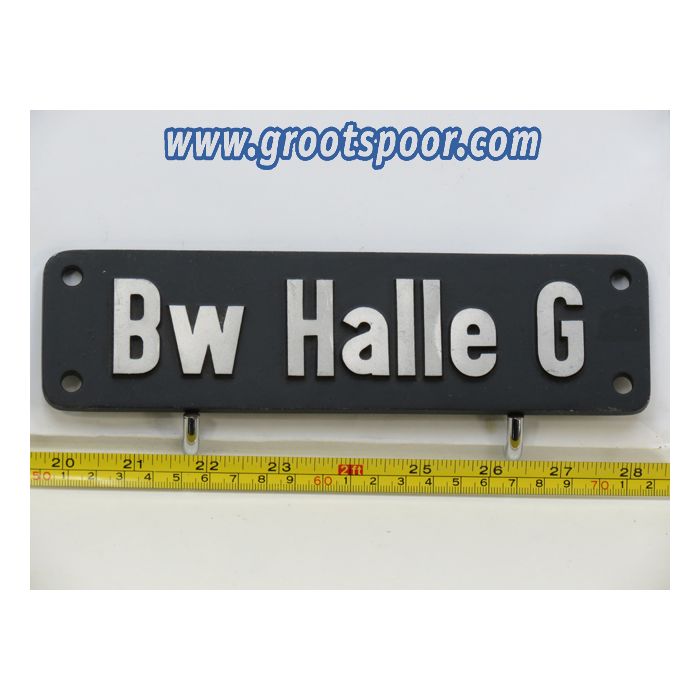 Lokschild BW Halle G