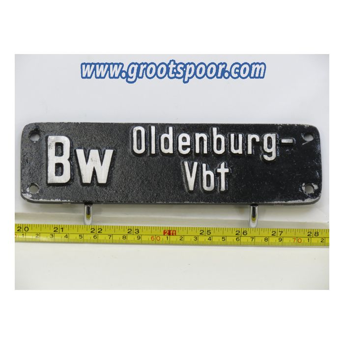 Lokschild BW Oldenburg - Vbt