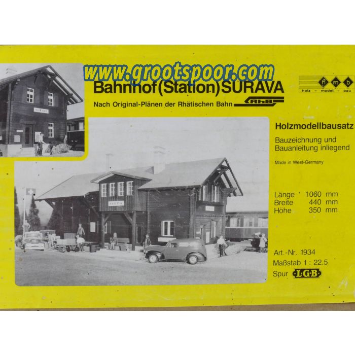 HMB 1934 Bahnhof Surava der RhB