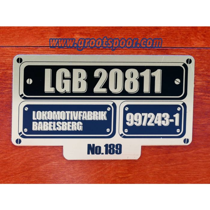 LGB Aster 20811 HSB-Dampflok 99 7243-1, Limited Edition