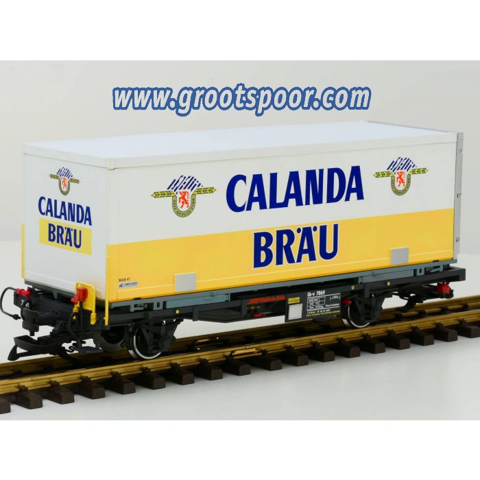 LGB 40890 RhB-Containerwagen Lb-v 7869 Calanda, Metallrader