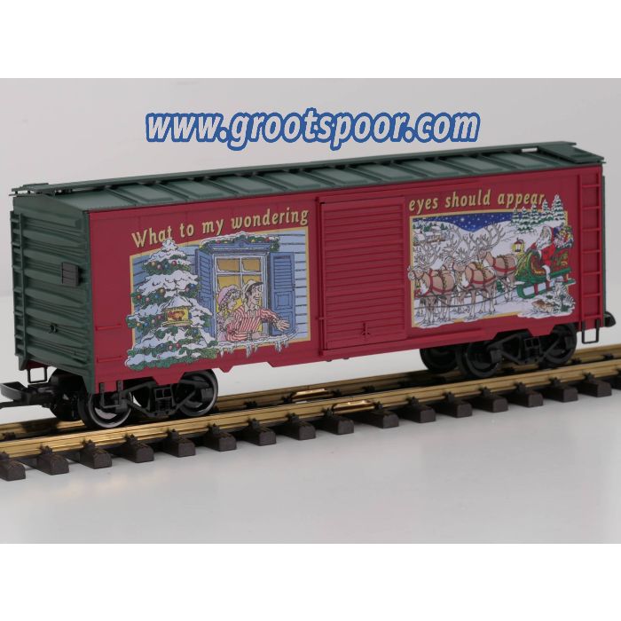 PIKO 38834 G-Weihnachtswagen 2013 Boxcar What to my wondering eyes should appear