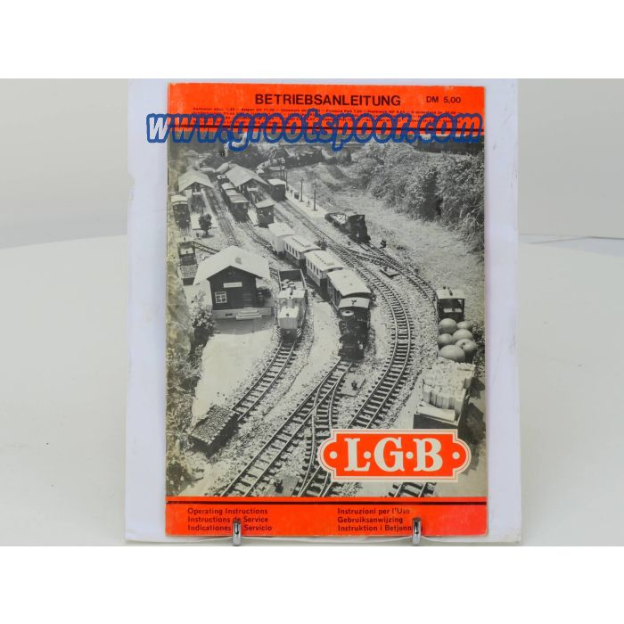 LGB Betriebsanleitung (1976) 14. Auflage Nr.2.12.76
