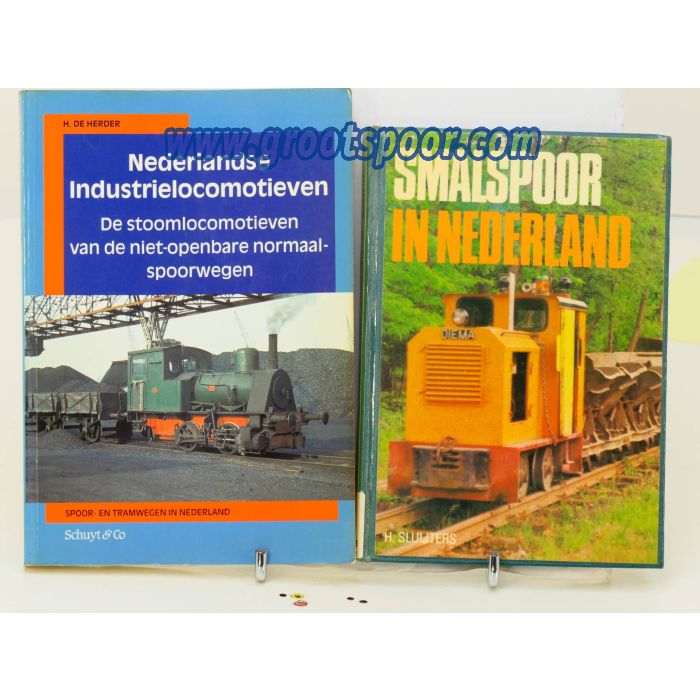 Set 2 Boeken: Nederlandse industrielocomotieven / Smalspoor in Nederland