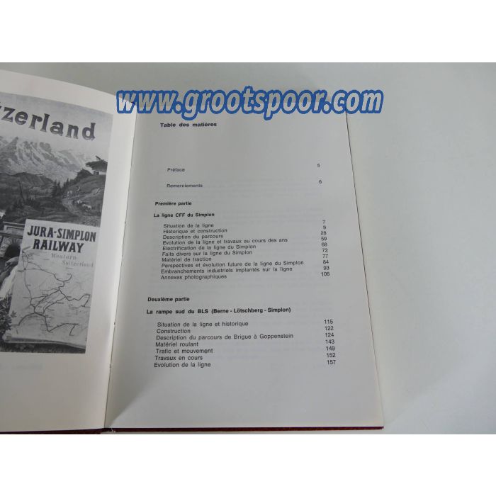 Verzameling boeken over Zwitserse spoorwegen #3067