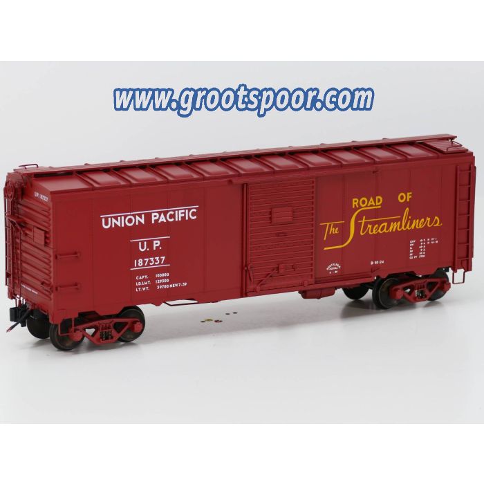 Spur 1 Accucraft AM32-554-D AAR Union Pacific 40Ft Boxcar U.P 187337, Metallrader