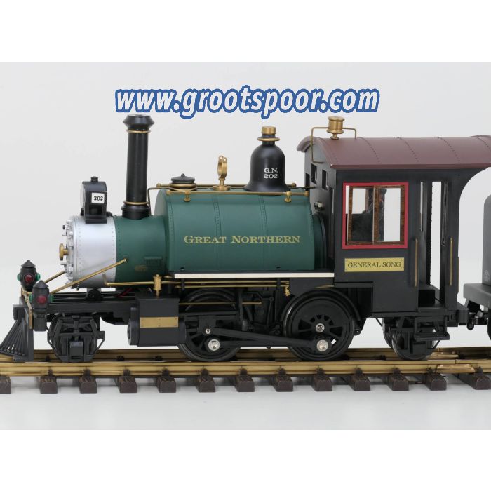Aristo Craft Trains 21102 Great Northern Railway Rogers 2-4-2 Steam locomotive No 202 General Song