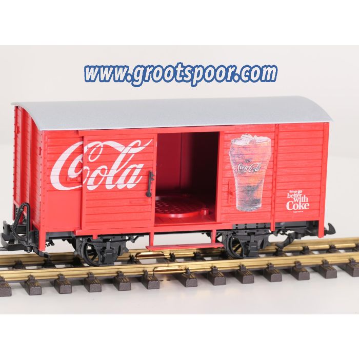LGB 45350 Coca Cola Güterwagen ohne Sound RARITAT!!!!
