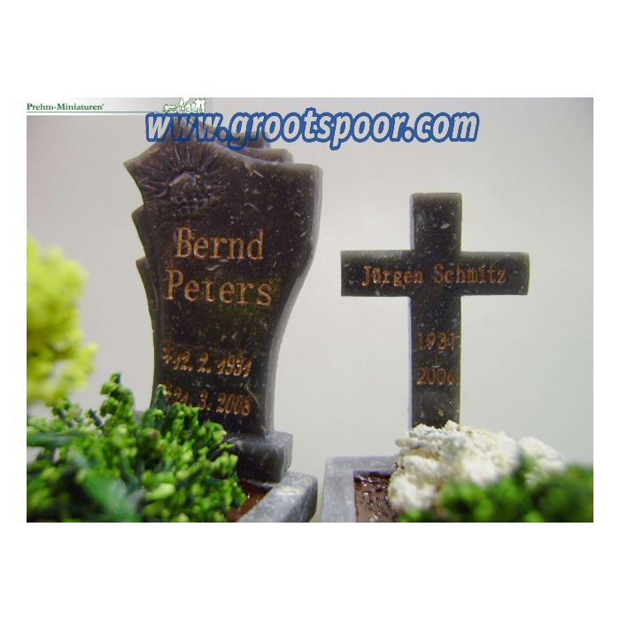 Prehm-miniaturen 550600 Friedhof mit Grabsteinen und Zubehör