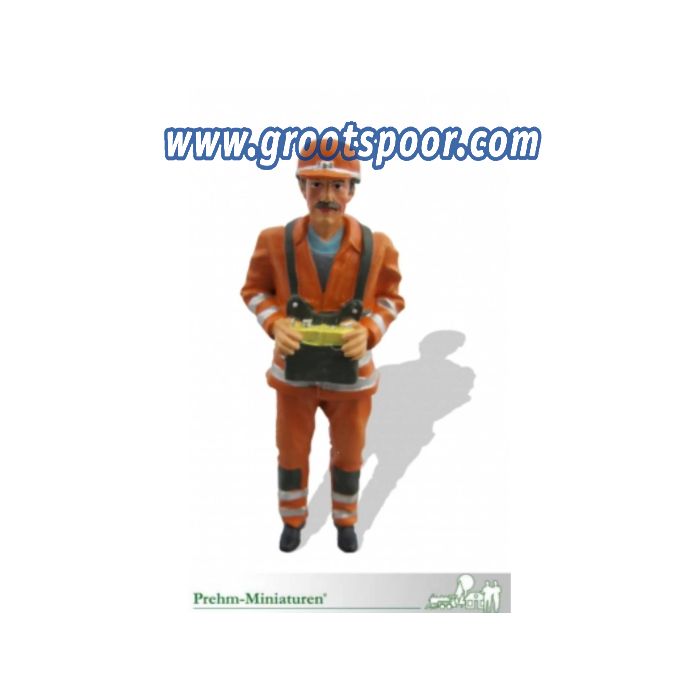 Prehm-Miniaturen 500072 Lokführer mit Fernbedienung HSB DR - sku: PREHM500072 - Nieuw - Afbeelding 1