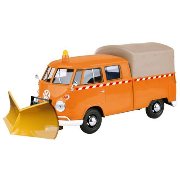 gsdccmax 00079593 1/24 Volkswagen Type 2 (T1) *Pickup Truck with Snow Plow*, orange