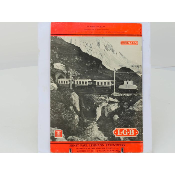 LGB Betriebsanleitung (1977) 15. Auflage Nr.2.5.77