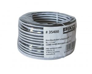 PIKO 35400 G-Anschlusskabel schwarz/schwarzweiß 25m