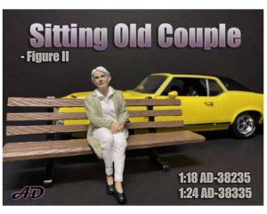 GSDCCad 00038335 1/24 Sitting Old Couple #II