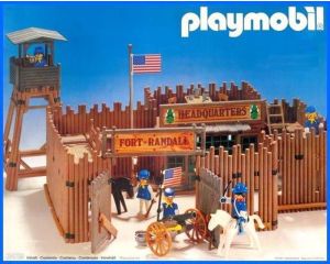 Playmobil 3419 Western Fort Randall 95% compleet #9570