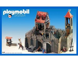Playmobil 3450 Middeleeuwen groot ridderkasteel 95% compleet #9576