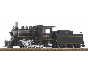 PIKO 38239 G Dampflok mit Tender "Mogul" D&RGW