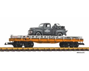 PIKO 38984 G Autotransportwagen Hog Express mit Ford Pickup (04/2026)