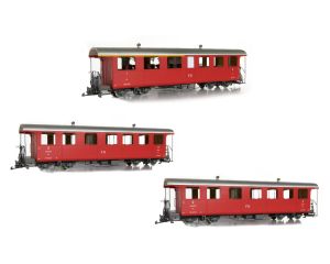 Kiss 660 107 FO Plattformwagen 3er-Set AB und zwei B