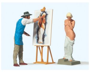 Preiser 45095 Kunstmaler und Modell 1:22,5