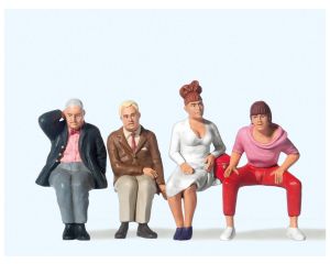Preiser 45121 Zittende reizigers 1:22,5
