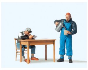 Preiser 45140 USA Baanpersoneel 1:22,5