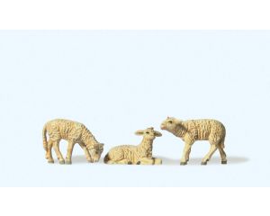 Preiser 47061 3 Lammer 1:25