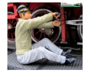 Prehm-Miniaturen 500056 Lokschlosser an der Achse 