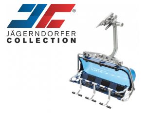 Schaal 1:32 Jagerndorfer 86450 Zetel 6 personen blauw/zwart bubble