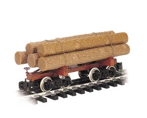 Bachmann 98490 Skeleton Log Car with Logs