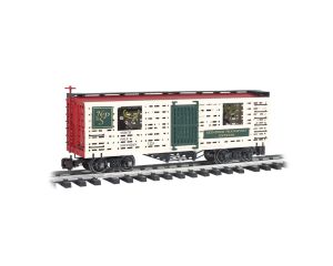Bachmann 98704 NP&S® W/REINDEER - ANIMATED STOCK CAR (LARGE SCALE)