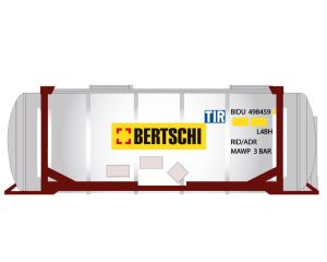 Schaal 1 Kiss 561 120 Container Bertschi Tankcontainer 25 ft