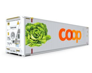Schaal 1 Kiss 561 125 Reefer Container COOP Kopfsalat 45 ft