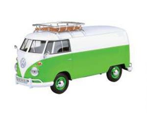 GSDCCmax 00079551 	 Volkswagen Type 2 (T1) Delivery Van with Roof Rack, green/white