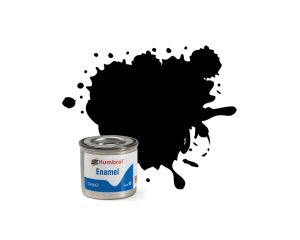 Humbrol – AA0360 – Enamel Paint Matt Black (No. 33) – 14 ml